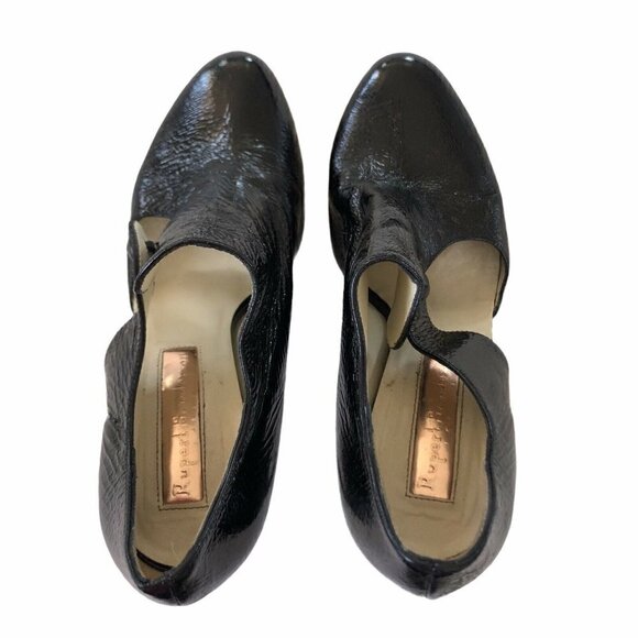 Rupert Sanderson Condor Black Open Side Shoe Boots - Picture 3 of 12